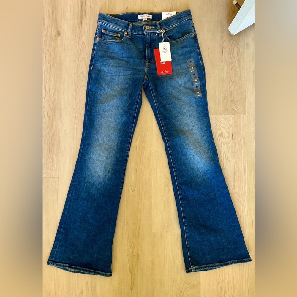 Lucky Brand Flare Blue Wide Leg Jeans